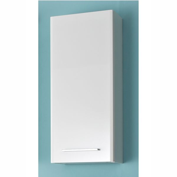 Upper bathroom cabinet 316, 30x20xH70cm, white gloss