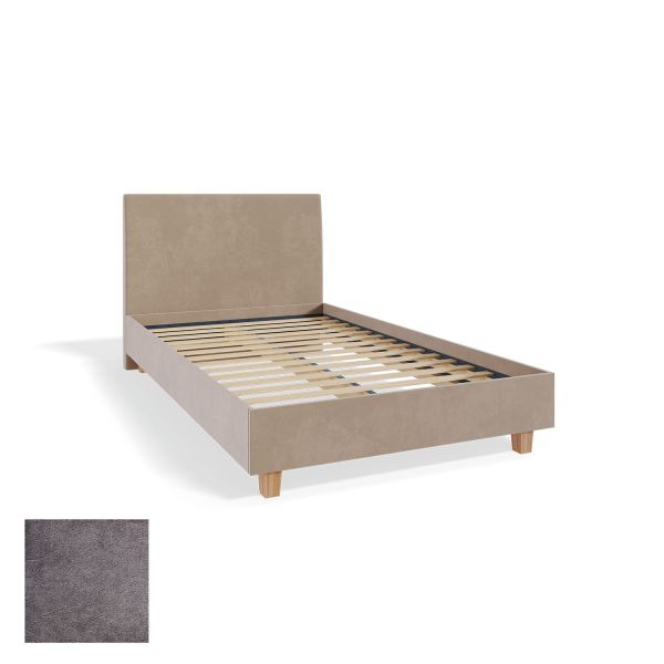 Gulta RED MODULAR HARRISSON 120x200cm, pelēks