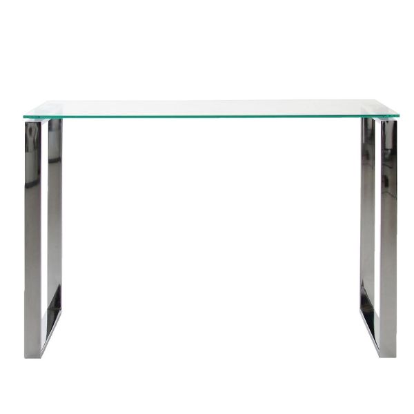 Papildu galds KATRINE 110x40xH76cm, stikls