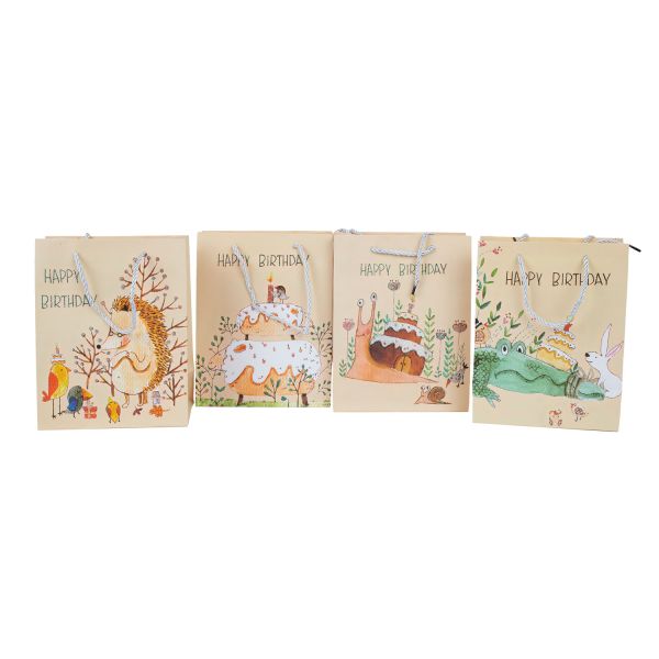 Gift bag JULES S, 18x23x10cm, mix