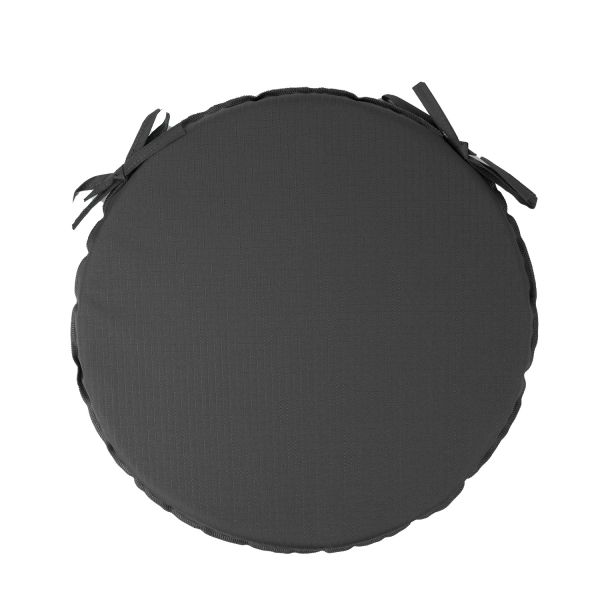 Krēsla pārsegs OHIO-2 D38x2,5cm, tumši pelēks