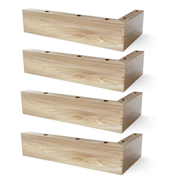 Leg H5,5cm, 4pcs, wood