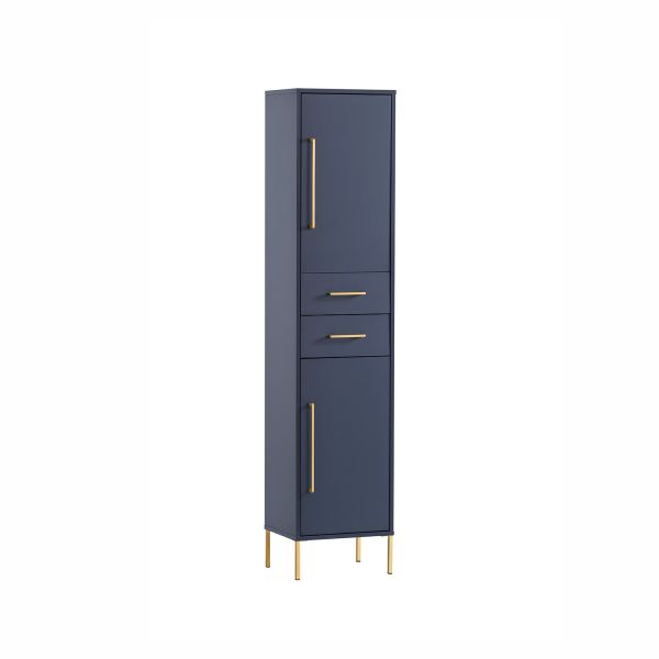 Bathroom cabinet KENT 40,5x33xH184cm, blue