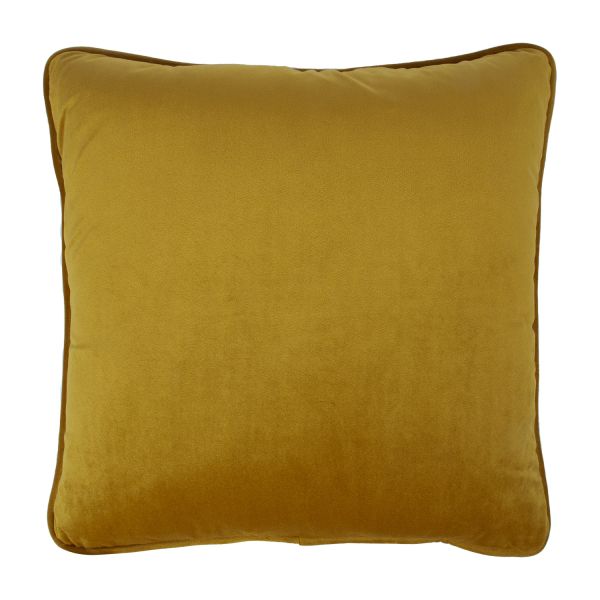Pillow VELVET 45x45cm, mustard yellow