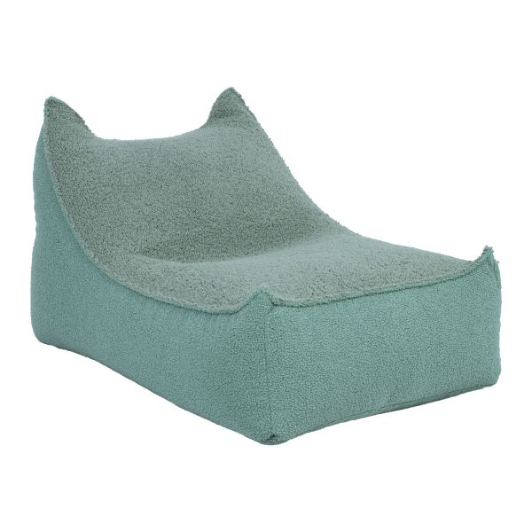 Bean bag LARRY CAT 100x70x30/56cm, green