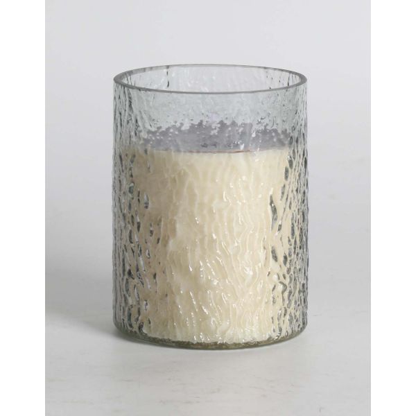 Scented candle in glass NATURE GREEN H13cm, Northern Forest