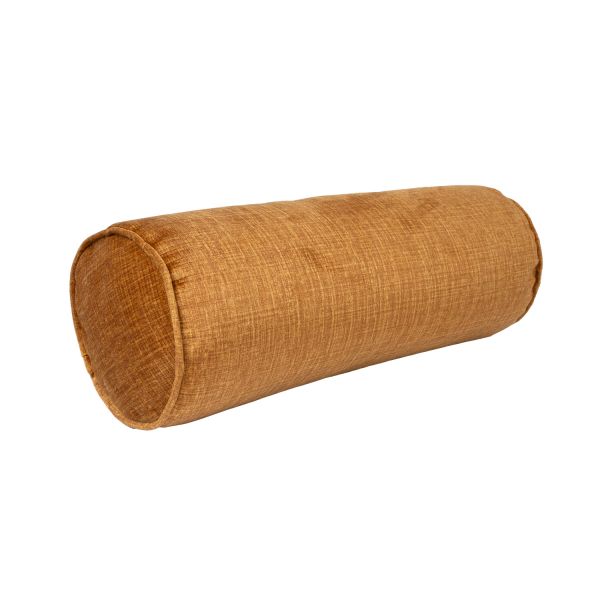 Pillow roll VOSS D18x50cm, ocher