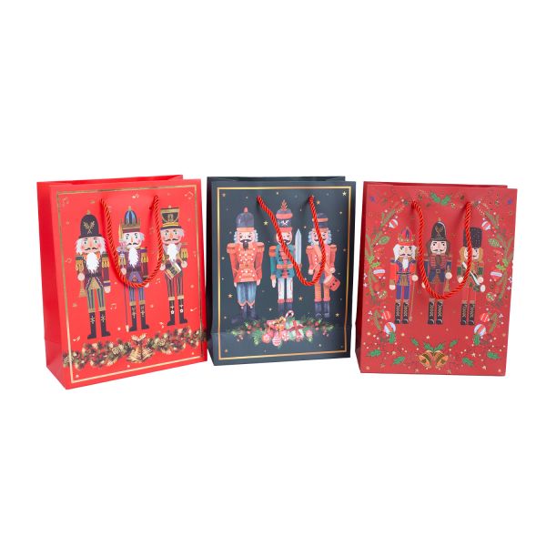 Giftbag NUTCRACKER S, 18x23x8cm, mix