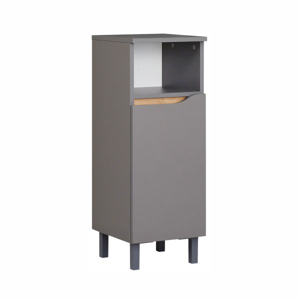 Lower bathroom cabinet 357, 30x33xH72cm, grey