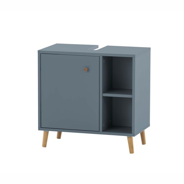 Washbasin cabinet BJARNE 60x33,5xH59cm, blue