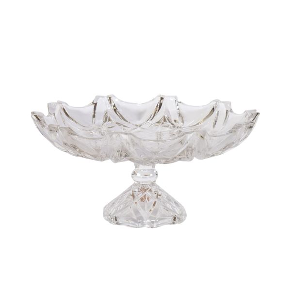 Glass tray LOFT D33xH16cm, clear