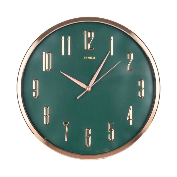 Wall clock HUGH D37cm, green