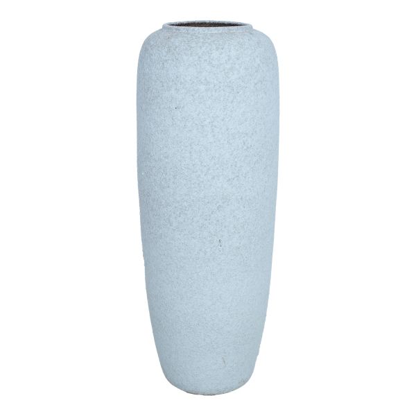 Ceramic vase TITAN STONE H70cm, beige texture