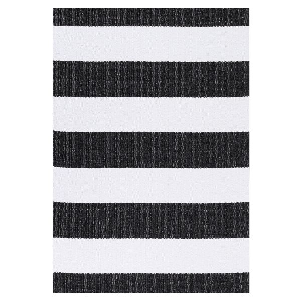 Plastic carpet BIRKAS 70x300cm, black/white