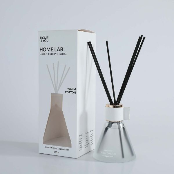 Aromāta kociņi HOME LAB 100ml Silta kokvilna