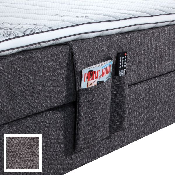 Continental bed pocket RED/BLACK VERANO, grey
