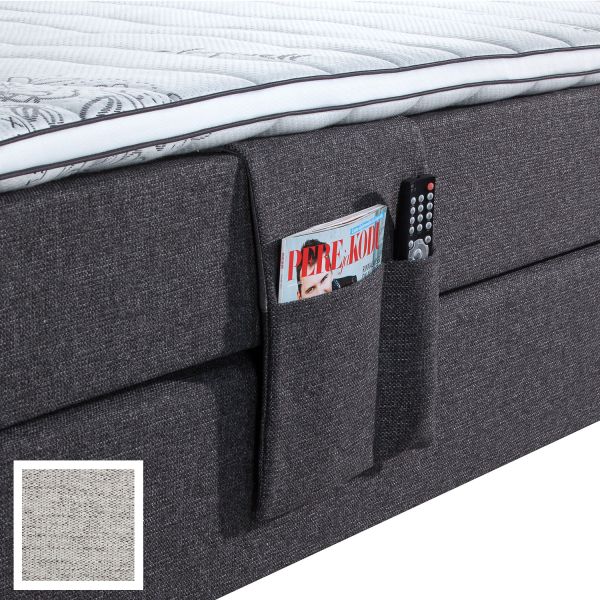 Continental bed pocket RED/BLACK VERANO, light grey