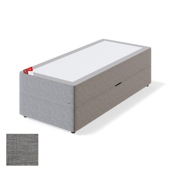 Couch RED POCKET STORAGE MANGO 80x200cm, soft, light grey