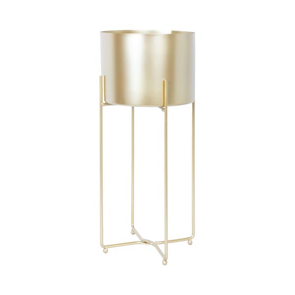 Подставка для цветов DEIA GOLD L 24,5x23,5xH57см, золотистая