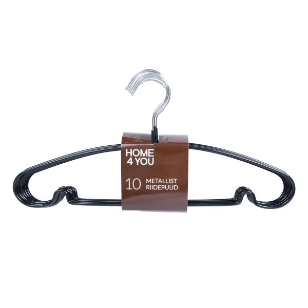 Cloth hangers 10pcs, metal
