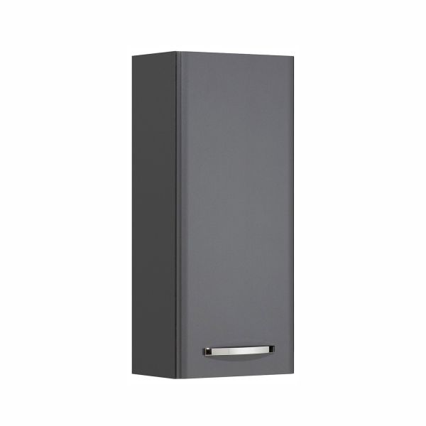 Upper bathroom cabinet 327, 30x20xH70cm, anthracite gloss