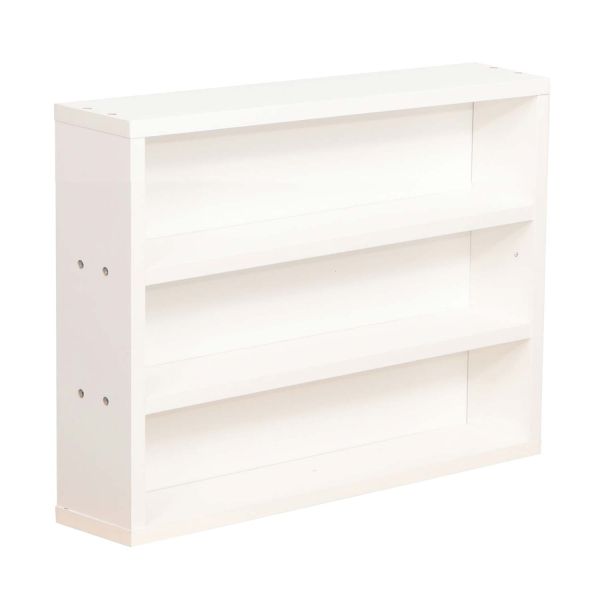 Shelf LESTER 48x10xH36cm, white melamine