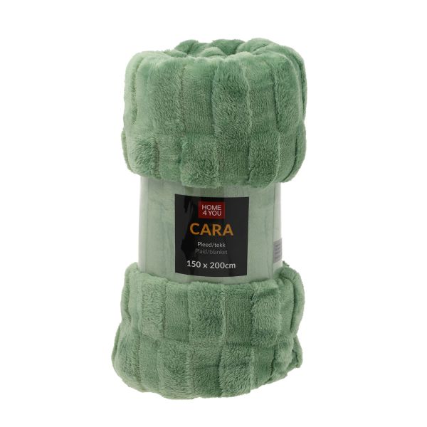 Plaid CARA 150x200cm, green