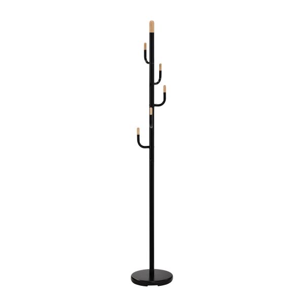 Coat rack GLADE D28xH174cm, black