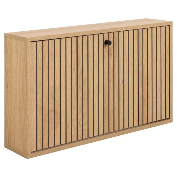 Shoe cabinet ALBANY 71,6x17xH43cm, natural