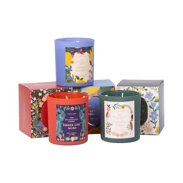 Candle RELAXATION AROMA 200g, mix