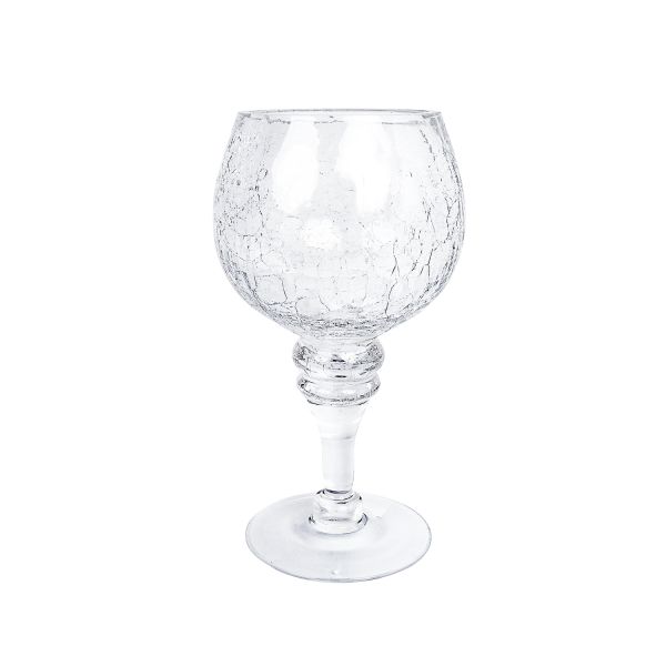 Svečturis KEIRA H20cm, stikls