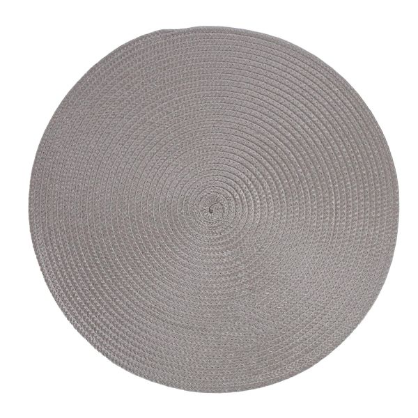 Placemat SELMA D38cm, grey