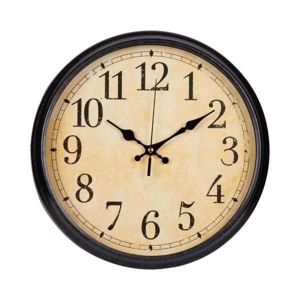 Wall clock ZINT D30cm, brown