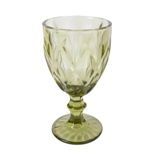 Vīna glāze CORAL 300ml, zaļš
