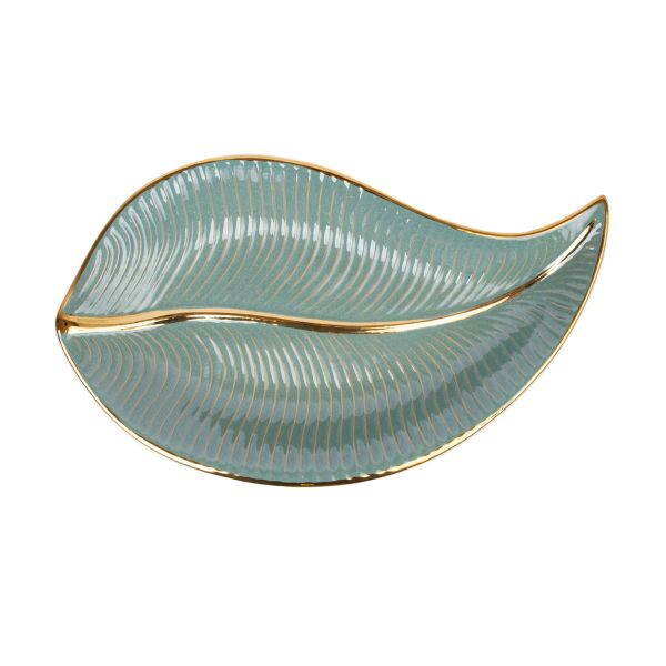 Plate LA LEAF 38x22cm