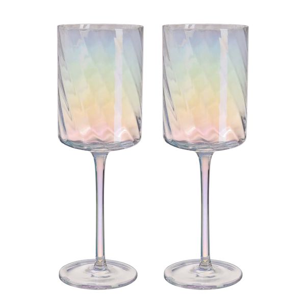 Vīna glāzes DOLCE 2 gab., augstums 23,3 cm, caurspīdīgas