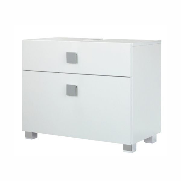 Washbasin cabinet QUADRA 65x35xH53cm, white