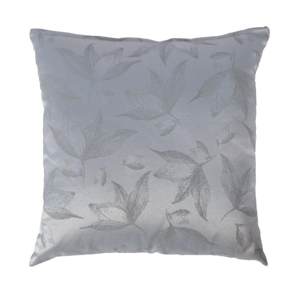 Pillow PARTY 45x45cm, grey leaves