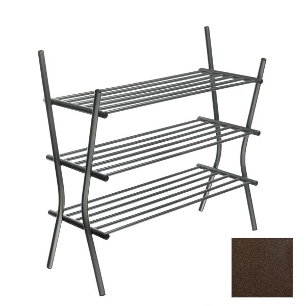 Shoe shelf ZEBRA-3 bronze