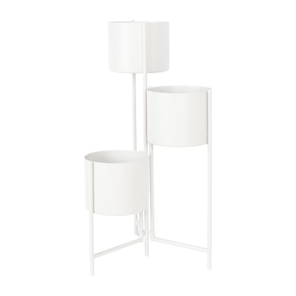 Подставка для цветов DEIA TRIS 23x22,5xH75,5см, теплый серый