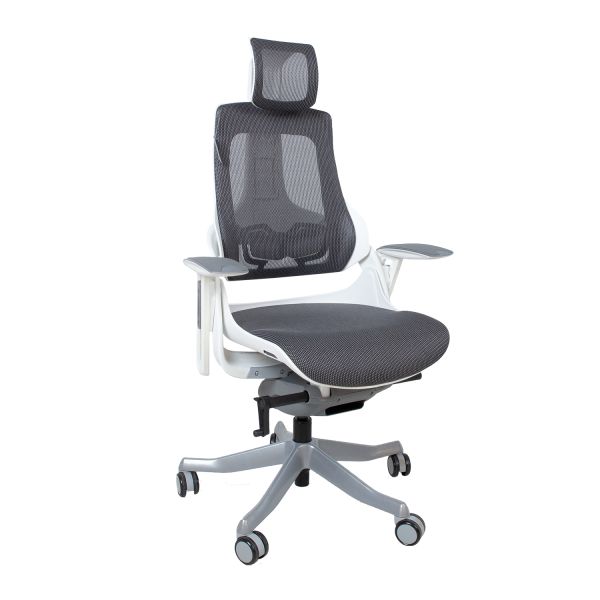 Task chair WAU grey/white
