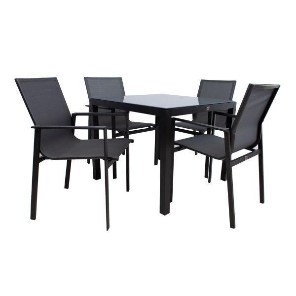 Garden furniture set AMALFI table and 4 chairs