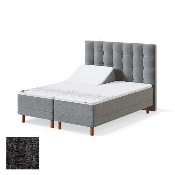 Motor bed RED AVOLA 160x200cm, firm, dark grey