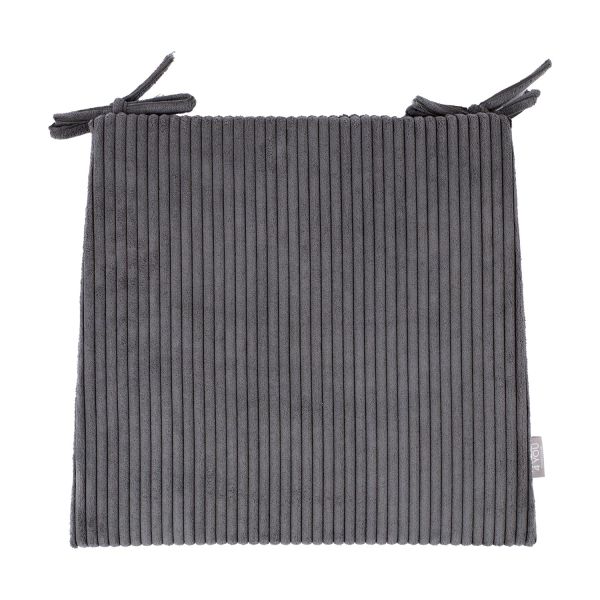 Cushion HYPER for chair 45/41x40cm, dark grey