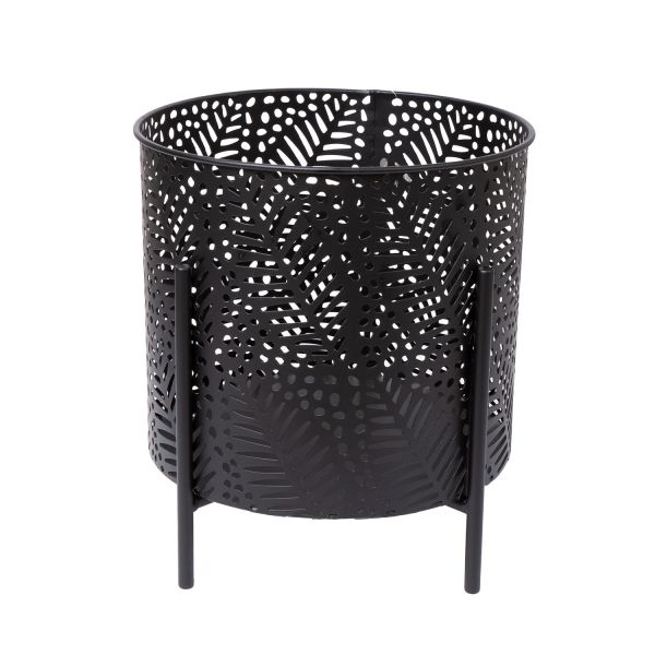 Plant holder CHIA D25xH28cm, black