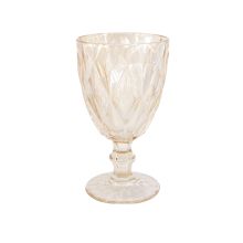 Vīna glāzes CORAL 300ml, zeltītas / spīdīgas