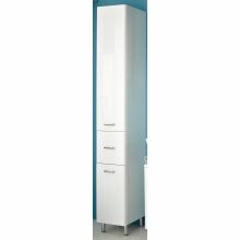 Augsts vannas istabas skapis 359, 30x33xH186cm, balta