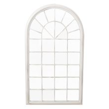 Spogulis SECRET GARDEN 75x4xH131cm, antīks balts metāla rāmis