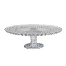 Glass platter CAKE PLATE D29xH9cm