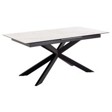 Ēdamistabas galds IRWINE 168/210x90xH76cm, balts